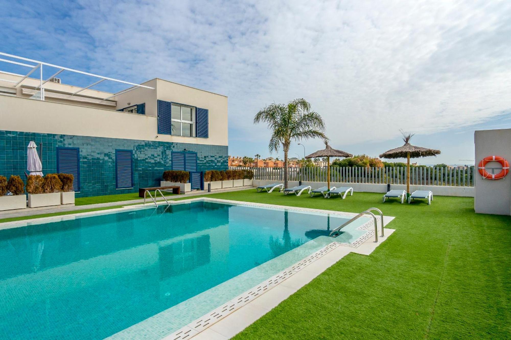 Turquesa Del Mar - Sun & Beach & Golf & Bike - Large Terrace Ground-Floor Spanish Apartment Dehesa de Campoamor  외부 사진