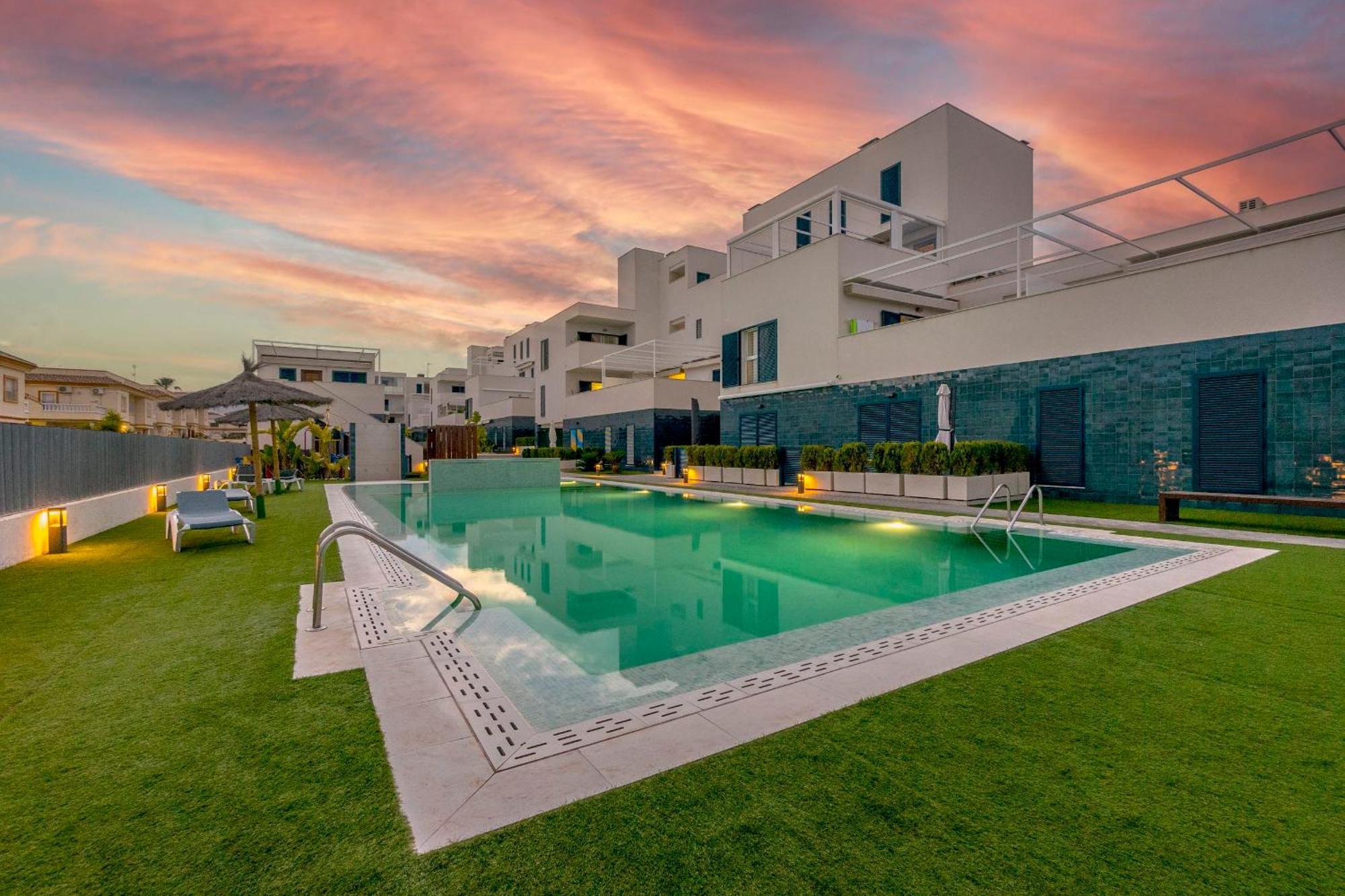 Turquesa Del Mar - Sun & Beach & Golf & Bike - Large Terrace Ground-Floor Spanish Apartment Dehesa de Campoamor  외부 사진