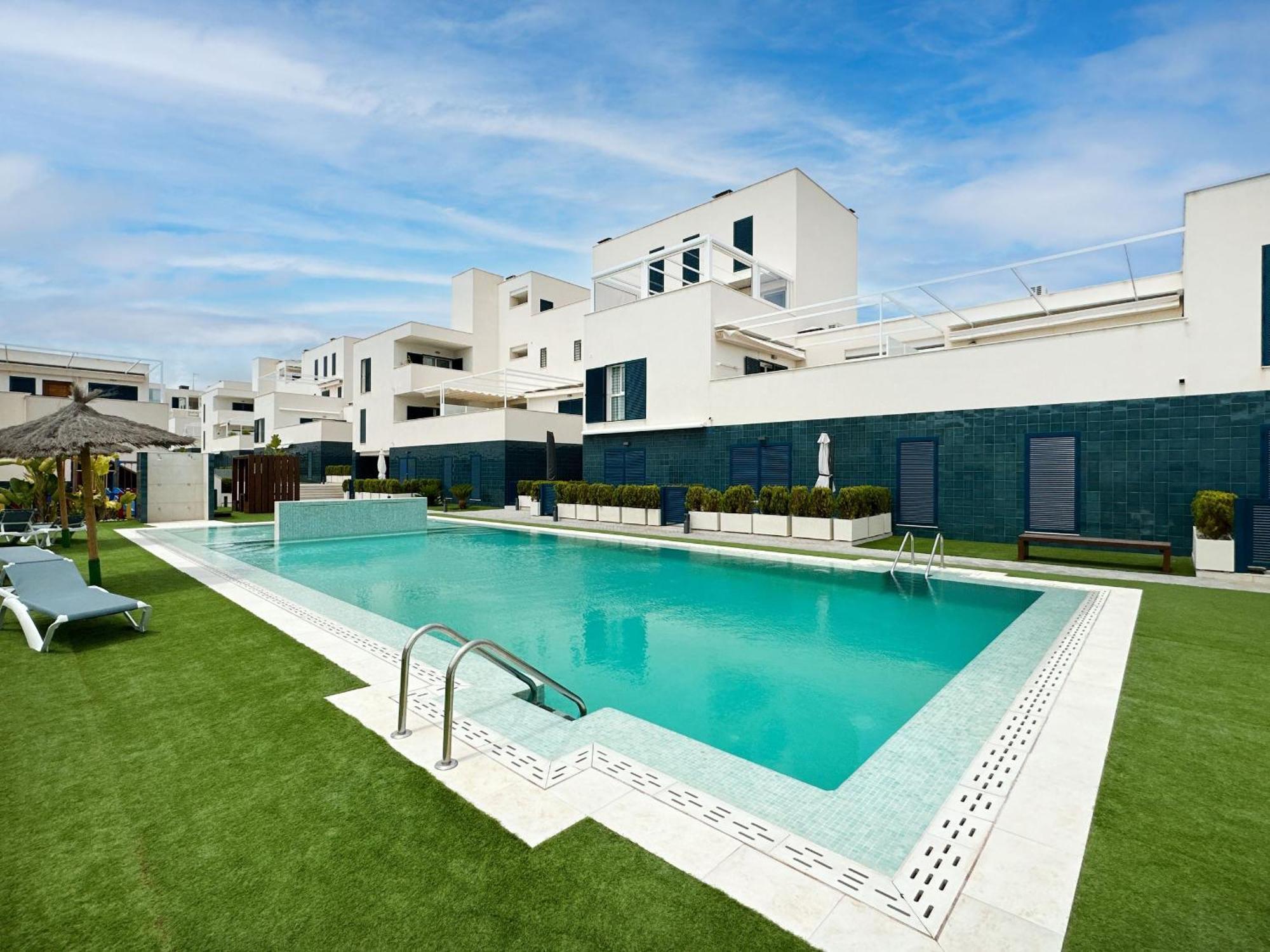 Turquesa Del Mar - Sun & Beach & Golf & Bike - Large Terrace Ground-Floor Spanish Apartment Dehesa de Campoamor  외부 사진